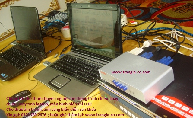 cho thuê máy tính, máy chiếu, laptop, thuê máy in, máy photo